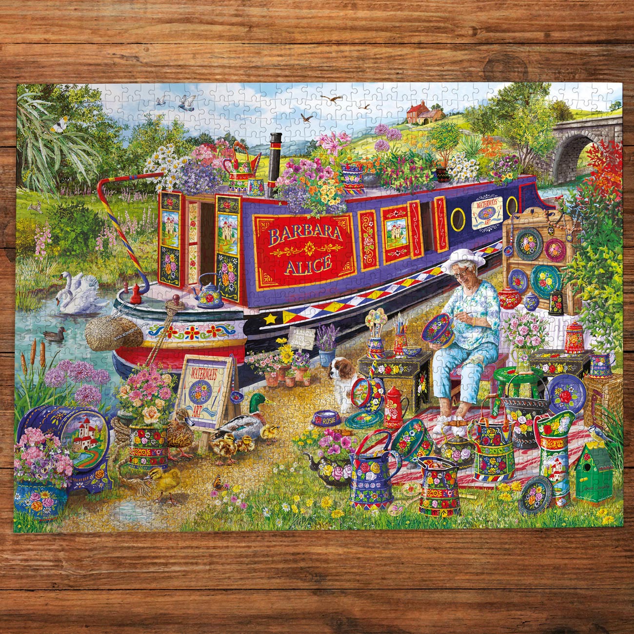 Canal Boat Blooms