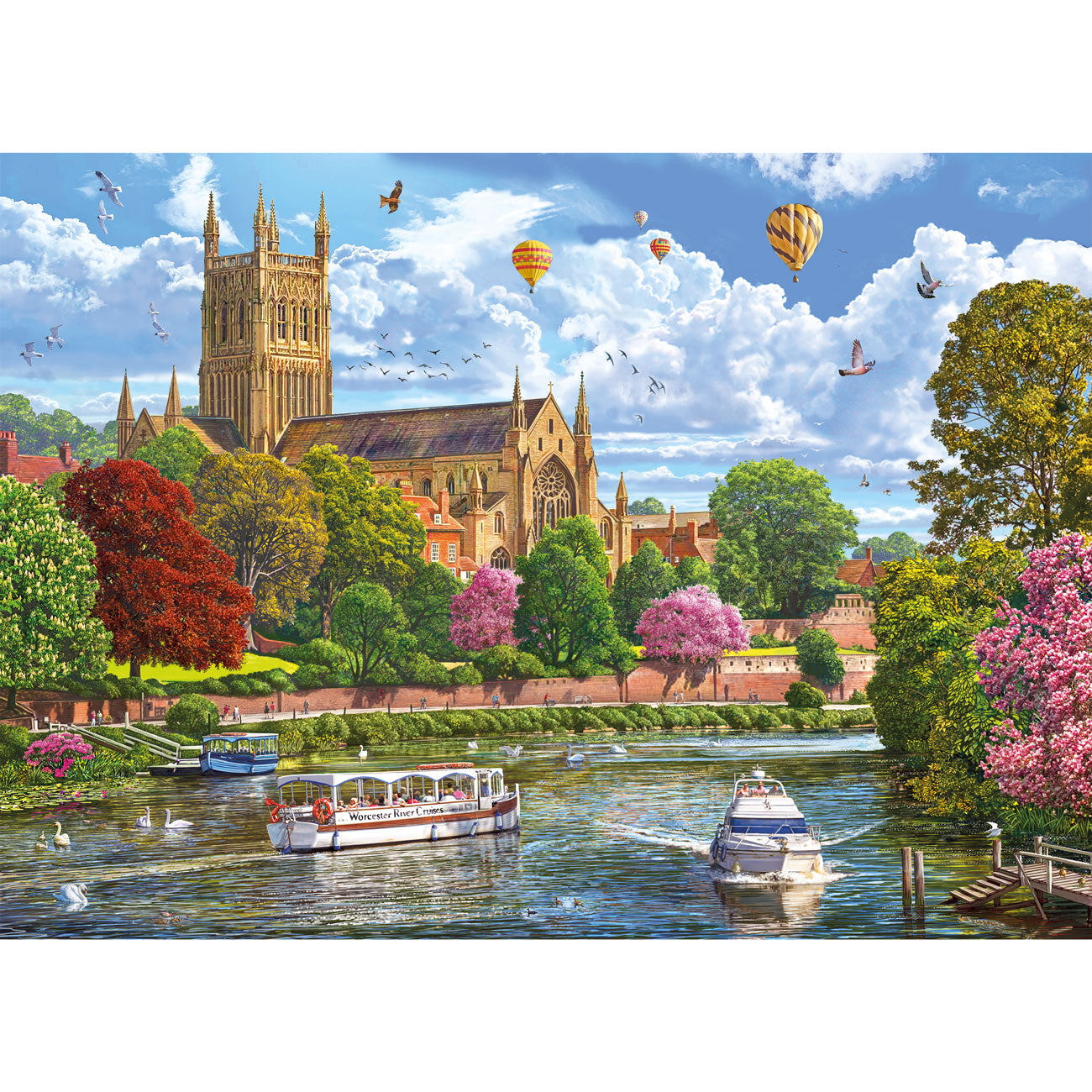 Worcester from the River